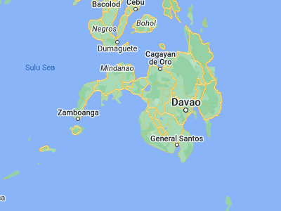 Map showing location of Litayan (7.33583, 124.03472)