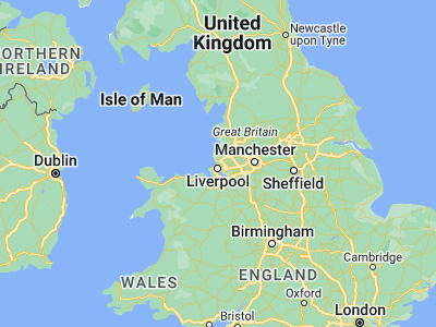 Map showing location of Litherland (53.46993, -2.99809)