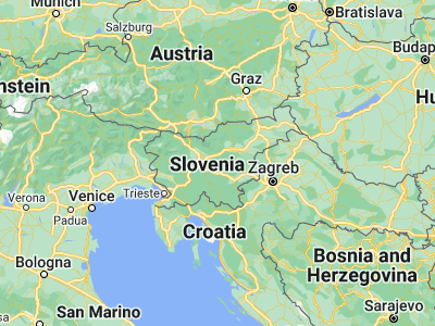 Map showing location of Litija (46.05861, 14.8225)