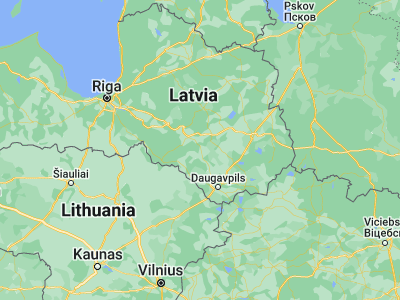 Map showing location of Līvāni (56.35431, 26.17579)