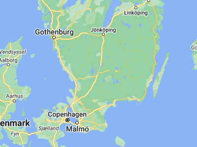 Map showing location of Ljungby (56.83324, 13.94082)