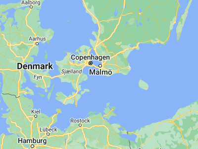 Map showing location of Ljunghusen (55.4, 12.91667)