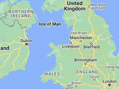 Map showing location of Llandudno (53.32498, -3.83148)