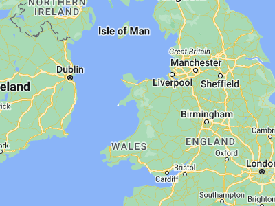 Map showing location of Llanfair (52.84415, -4.11541)