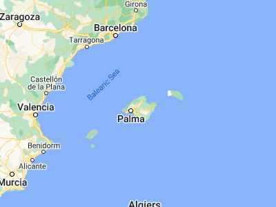 Map showing location of Lloseta (39.71849, 2.8669)