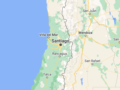 Map showing location of Lo Prado (-33.4443, -70.72552)