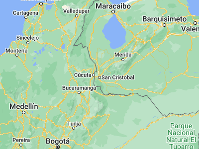 Map showing location of Lobatera (7.9293, -72.24683)
