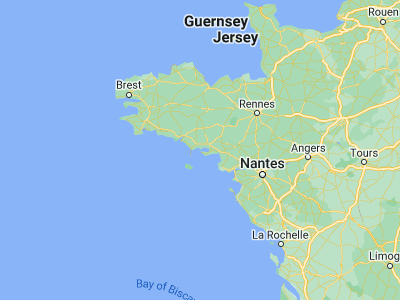 Map showing location of Locmariaquer (47.56915, -2.94468)