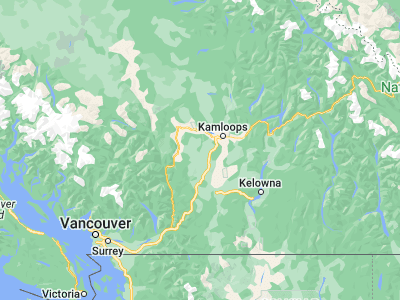 Map showing location of Logan Lake (50.49976, -120.80253)