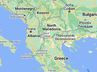 Map showing location of Logovardi (41.02972, 21.41139)