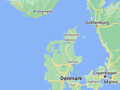 Map showing location of Løgstør (56.96245, 9.2583)