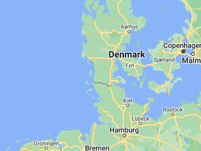 Map showing location of Løgumkloster (55.05941, 8.95508)