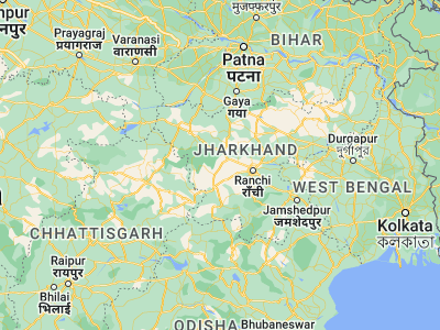 Map showing location of Lohārdaga (23.43333, 84.68333)