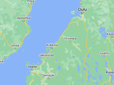 Map showing location of Lohtaja (64.02472, 23.50482)