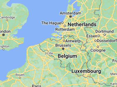 Map showing location of Lokeren (51.10364, 3.99339)