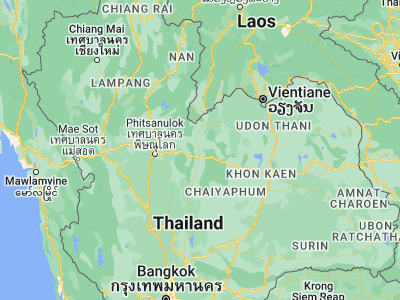 Map showing location of Lom Kao (16.88614, 101.22894)