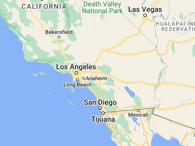 Map showing location of Loma Linda (34.04835, -117.26115)