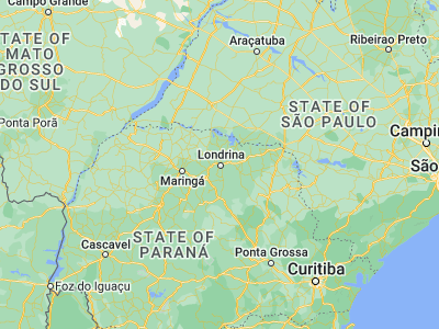 Map showing location of Londrina (-23.31028, -51.16278)