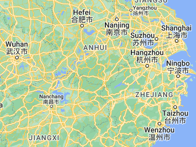 Map showing location of Longjiang (29.9635, 117.95236)