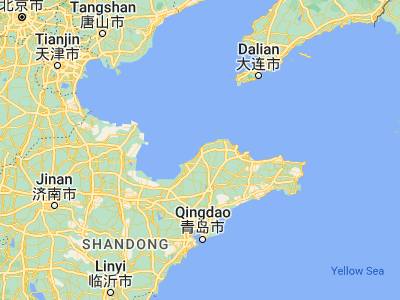 Map showing location of Longkou (37.65083, 120.32861)