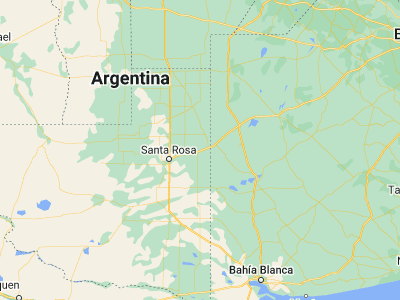 Map showing location of Lonquimay (-36.46546, -63.62429)