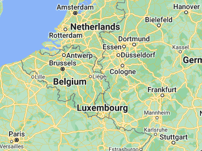 Map showing location of Lontzen (50.68126, 6.00712)