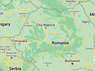 Map showing location of Lopadea Nouă (46.28333, 23.81667)