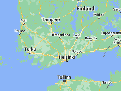 Map showing location of Loppi (60.71667, 24.45)