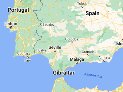 Map showing location of Lora del Río (37.65896, -5.52751)