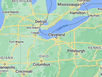 Map showing location of Lorain (41.45282, -82.18237)