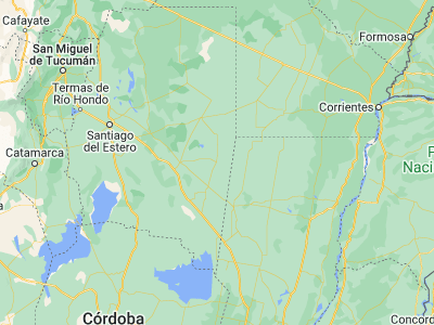Map showing location of Los Juríes (-28.46539, -62.10862)