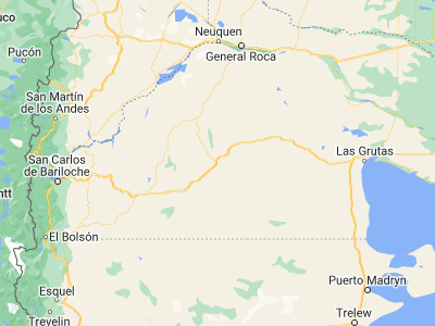 Map showing location of Los Menucos (-40.84402, -68.08718)