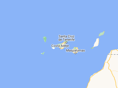 Map showing location of Los Silos (28.3661, -16.81552)