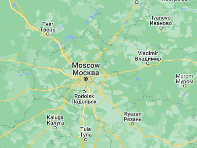 Map showing location of Losino-Petrovskiy (55.86959, 38.20065)