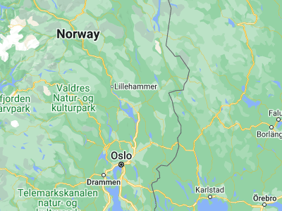 Map showing location of Løten (60.81712, 11.33756)