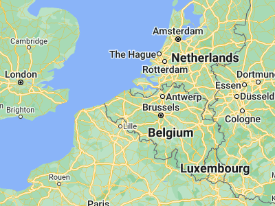 Map showing location of Lovendegem (51.10168, 3.61298)