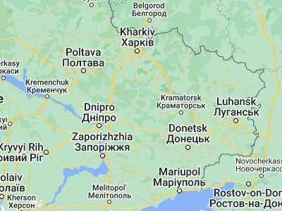 Map showing location of Lozova (48.88937, 36.31755)