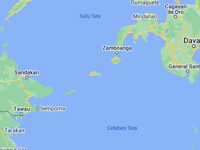 Map showing location of Lu-uk (5.9684, 121.3122)