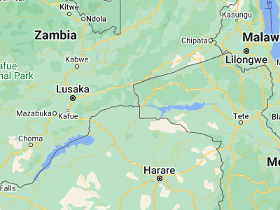 Map showing location of Luangwa (-15.61667, 30.41667)