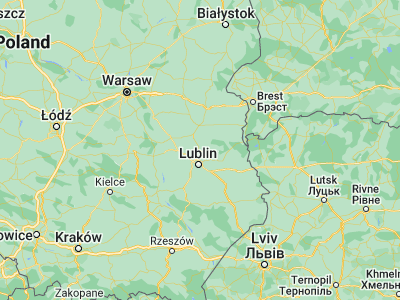 Map showing location of Lubartów (51.46026, 22.60952)