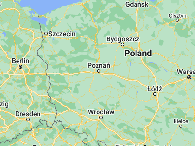 Map showing location of Luboń (52.34705, 16.89267)