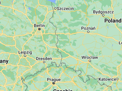 Map showing location of Lubsko (51.78467, 14.97196)