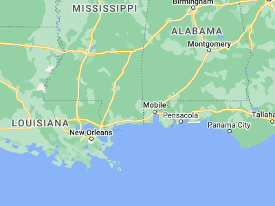 Map showing location of Lucedale (30.92519, -88.59002)