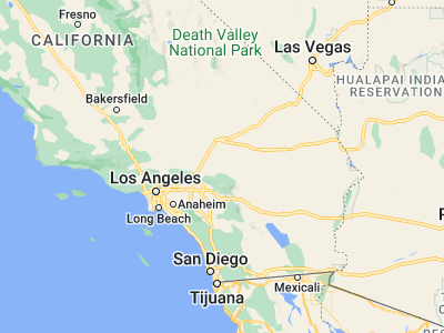 Map showing location of Lucerne Valley (34.44389, -116.96781)