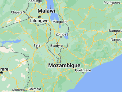 Map showing location of Luchenza (-16.00693, 35.30948)