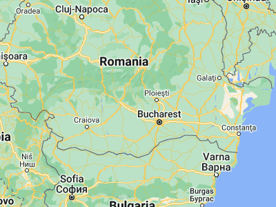 Map showing location of Lucieni (44.85, 25.43333)