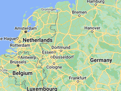 Map showing location of Lüdinghausen (51.7683, 7.44379)