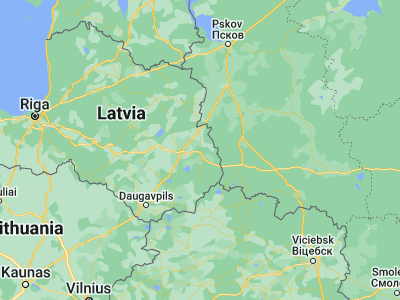 Map showing location of Ludza (56.55, 27.71667)