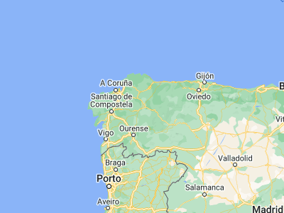 Map showing location of Lugo (43, -7.56667)