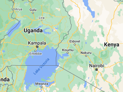 Map showing location of Lugulu (0.39361, 34.30528)